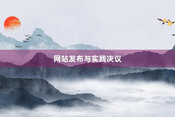 网站发布与实践决议