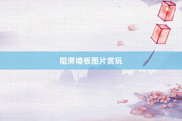 阻滞墙板图片赏玩