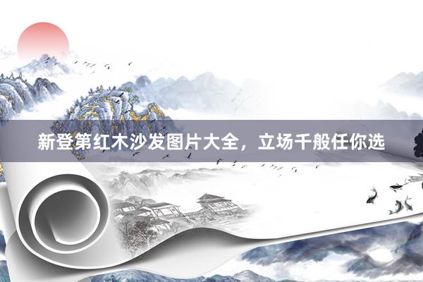 新登第红木沙发图片大全，立场千般任你选